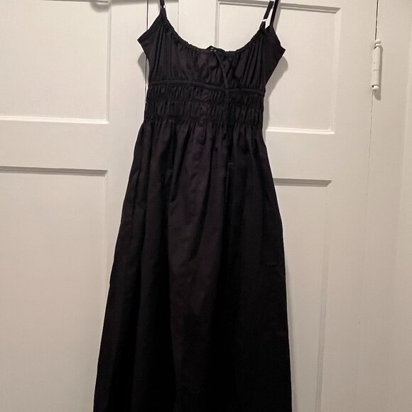 Ciao Lucia Gabriela Black Cotton Dress - Picture 2 of 4